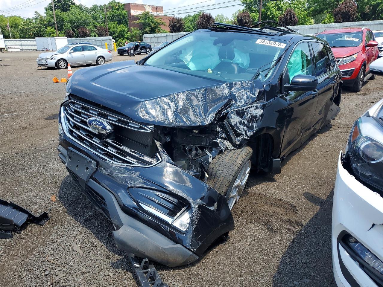 2021 Ford Edge SEL, VIN 2FMPK4J96MBA45084 — All over