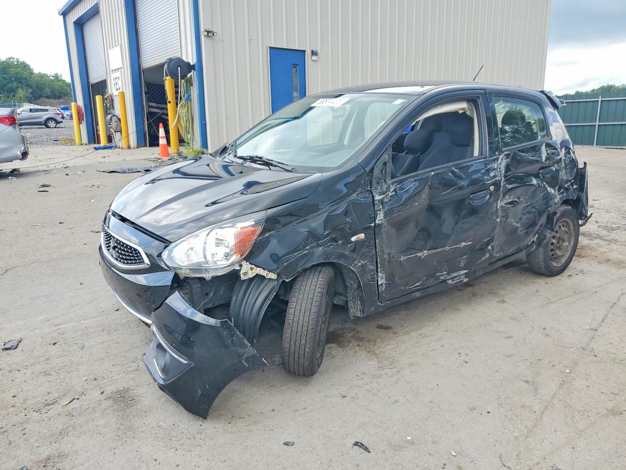 2019 Mitsubishi Mirage ES, VIN ML32A3HJ1KH002836 — Front end