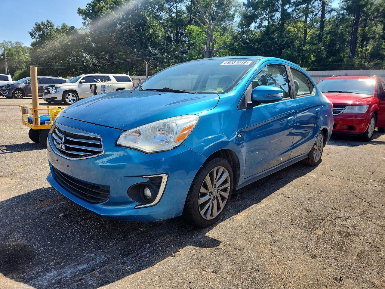 2019 Mitsubishi Mirage SE, VIN ML32F4FJ4KHF03670 — Water / flood