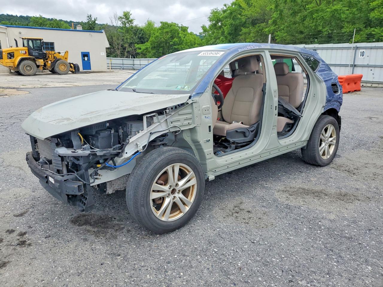2021 Hyundai Tucson SE, VIN KM8J2CA45MU372817 — Stripped