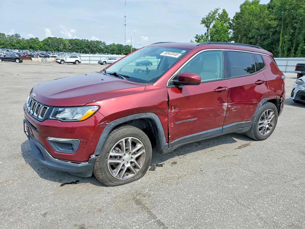 2020 Jeep Compass Latitude, VIN 3C4NJCBB3LT257180 — Side