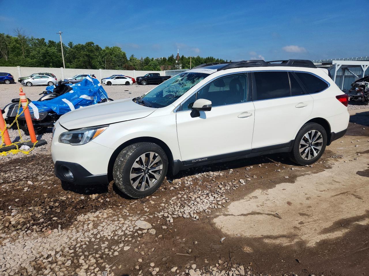 2016 Subaru Outback Limited, VIN 4S4BSBNC8G3345220 — Hail