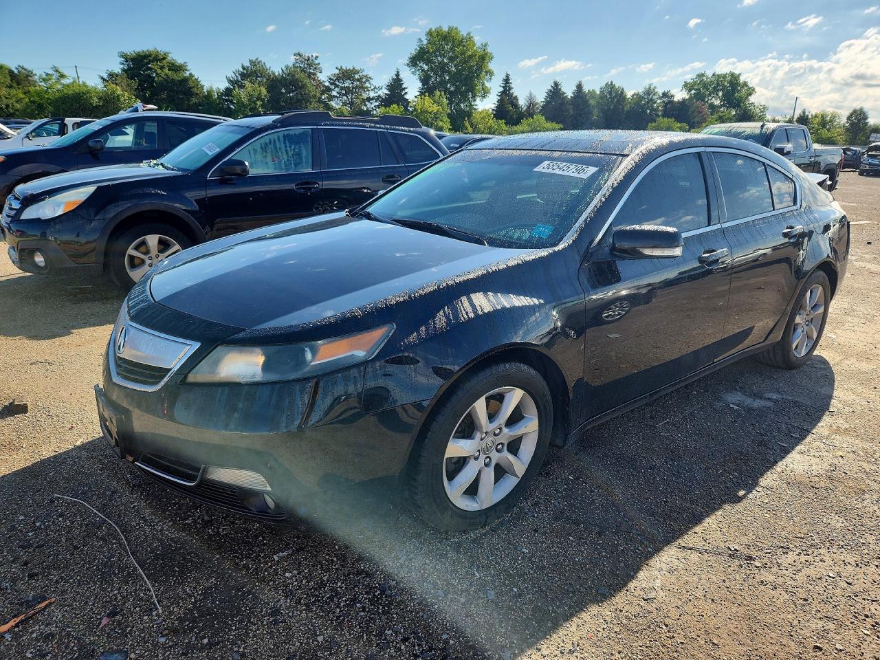 2012 Acura TL Auto, VIN 19UUA8F2XCA010654 — Зад