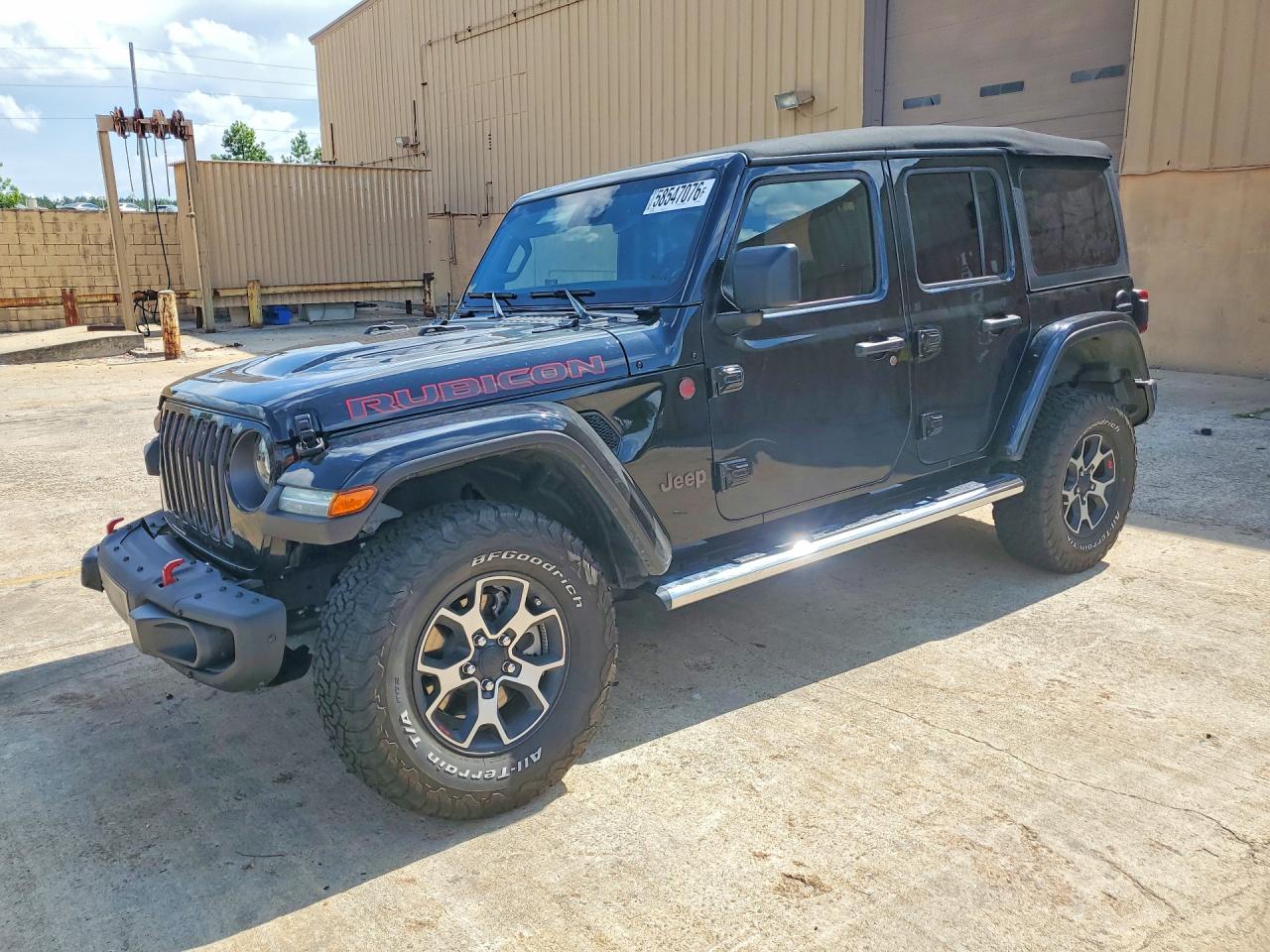2022 Jeep Wrangler Unlimited Rubicon, VIN 1C4HJXFG2NW114843 — Front end