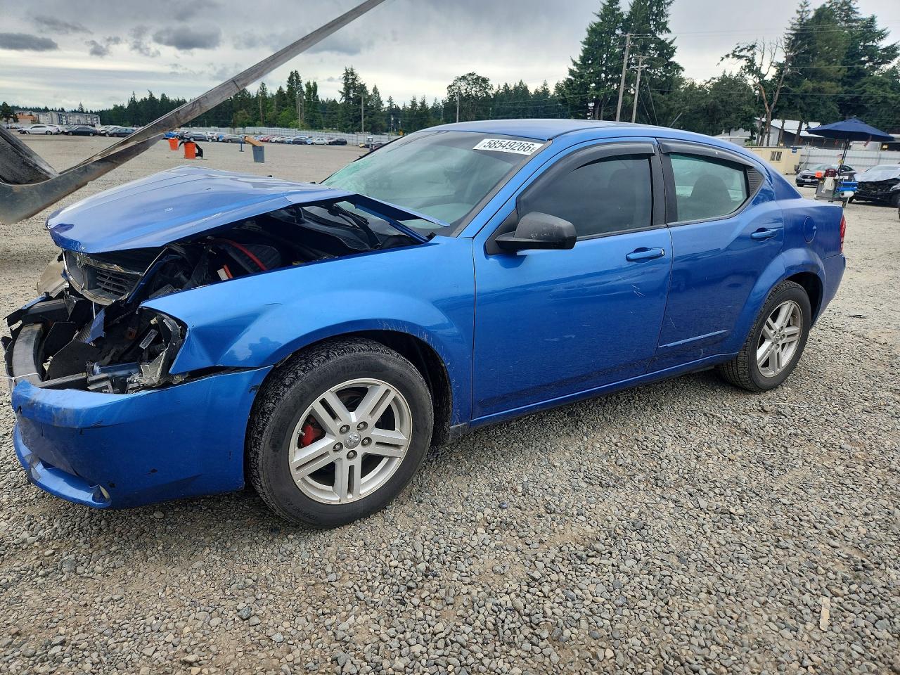 2008 Dodge Avenger SXT, VIN 1B3LC56K08N179912 — Front end