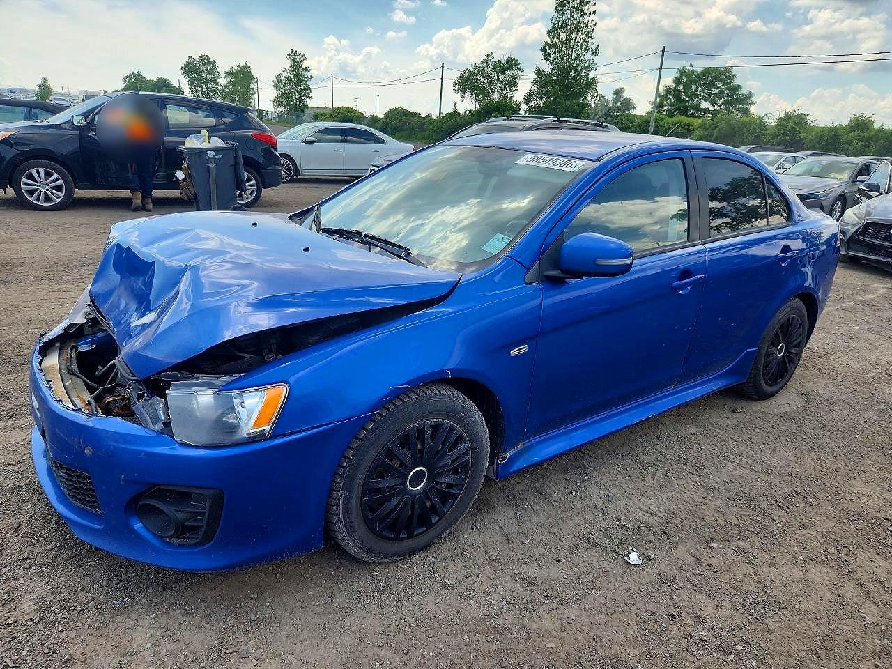 2016 Mitsubishi Lancer ES, VIN JA32U2FU1GU600403 — Front end