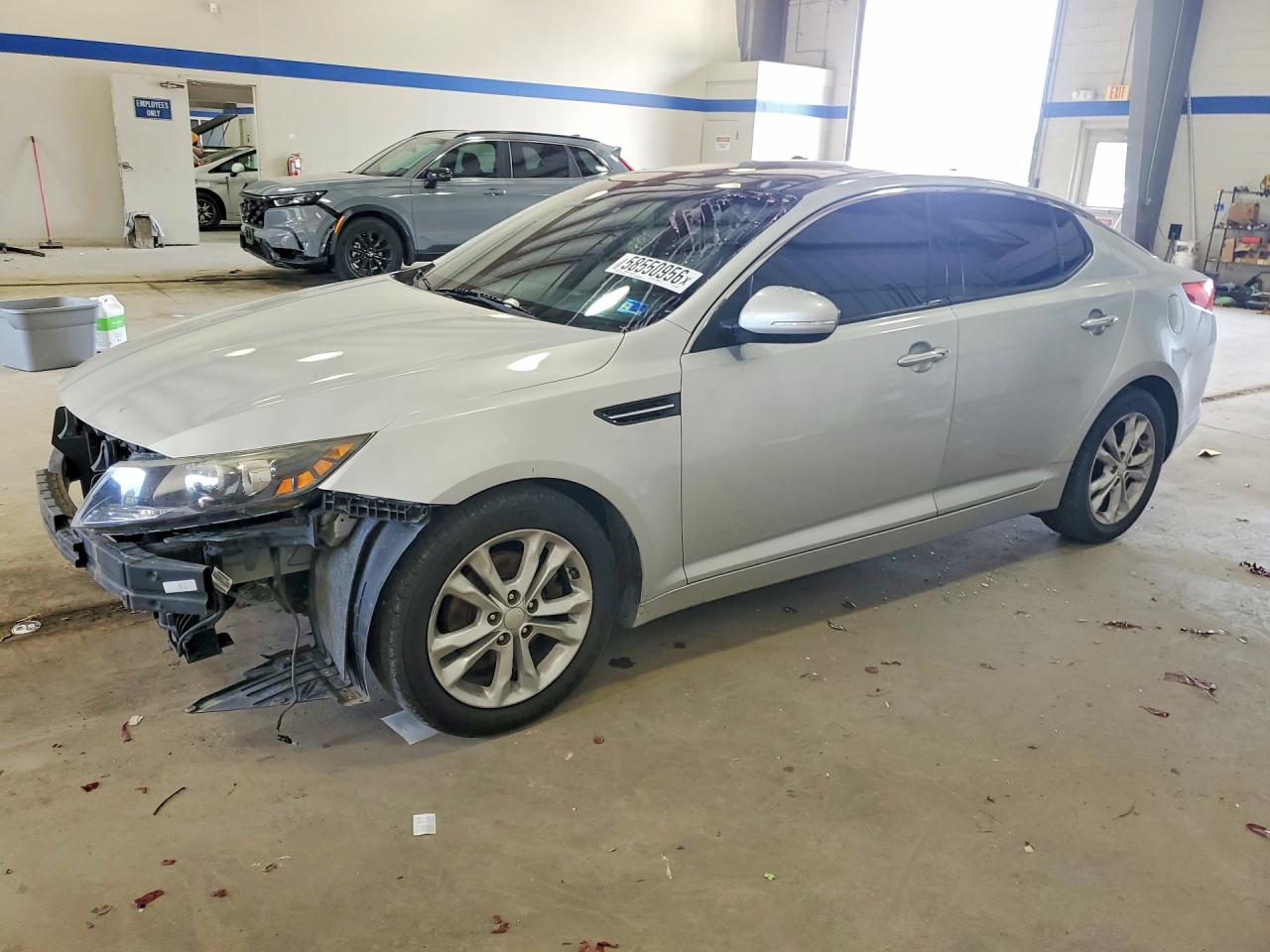 2013 Kia Optima EX, VIN 5XXGN4A76DG092979 — Front end