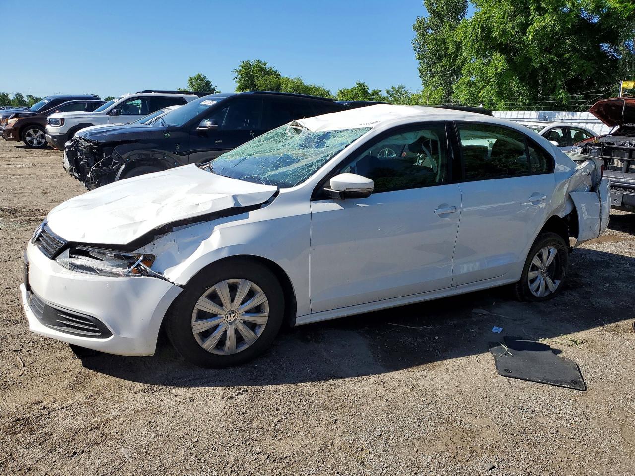 2014 Volkswagen Jetta S, VIN 3VW2K7AJ0EM229038 — Rollover