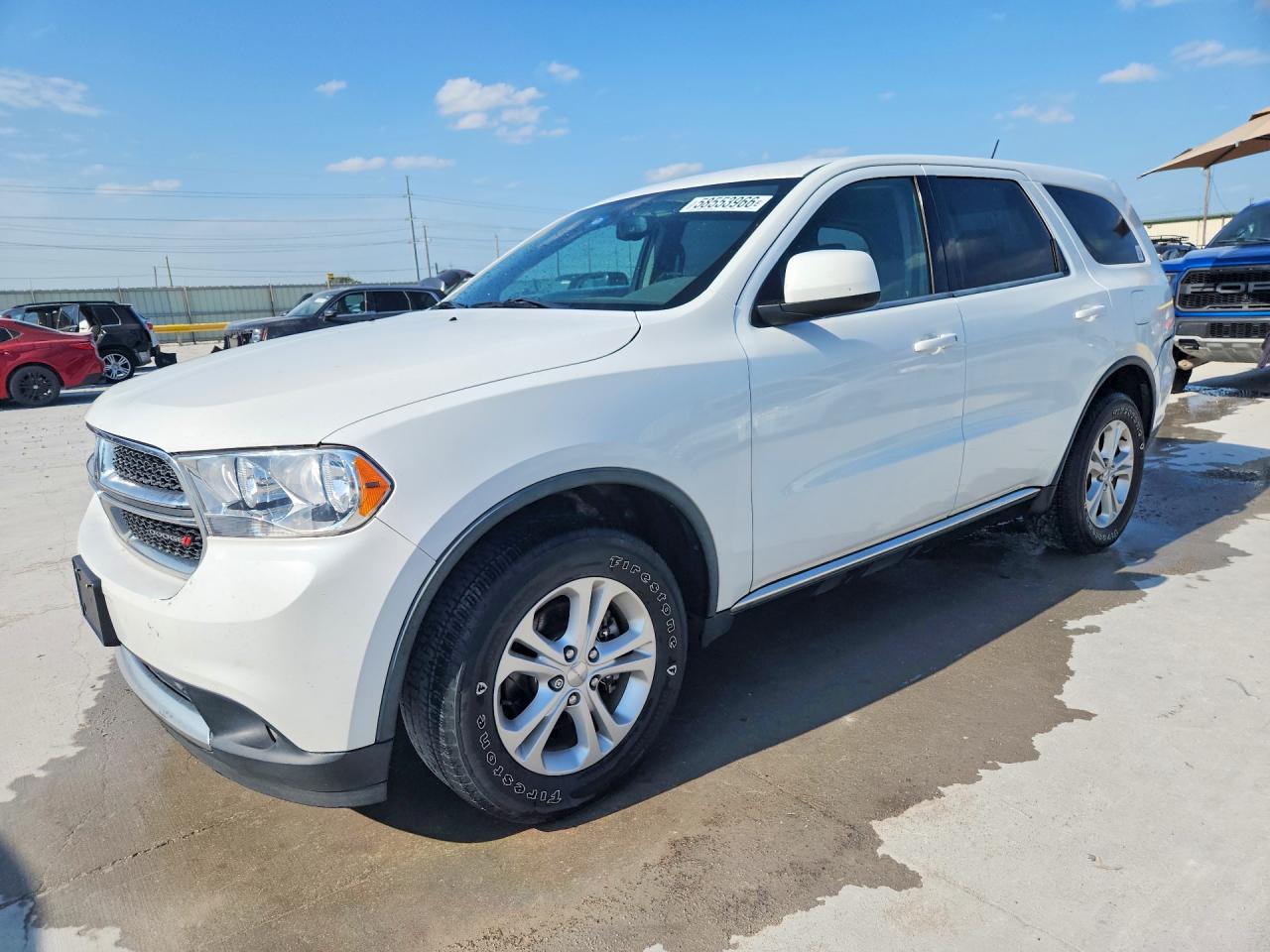 2013 Dodge Durango SXT, VIN 1C4RDHAG1DC690917 — Rear end