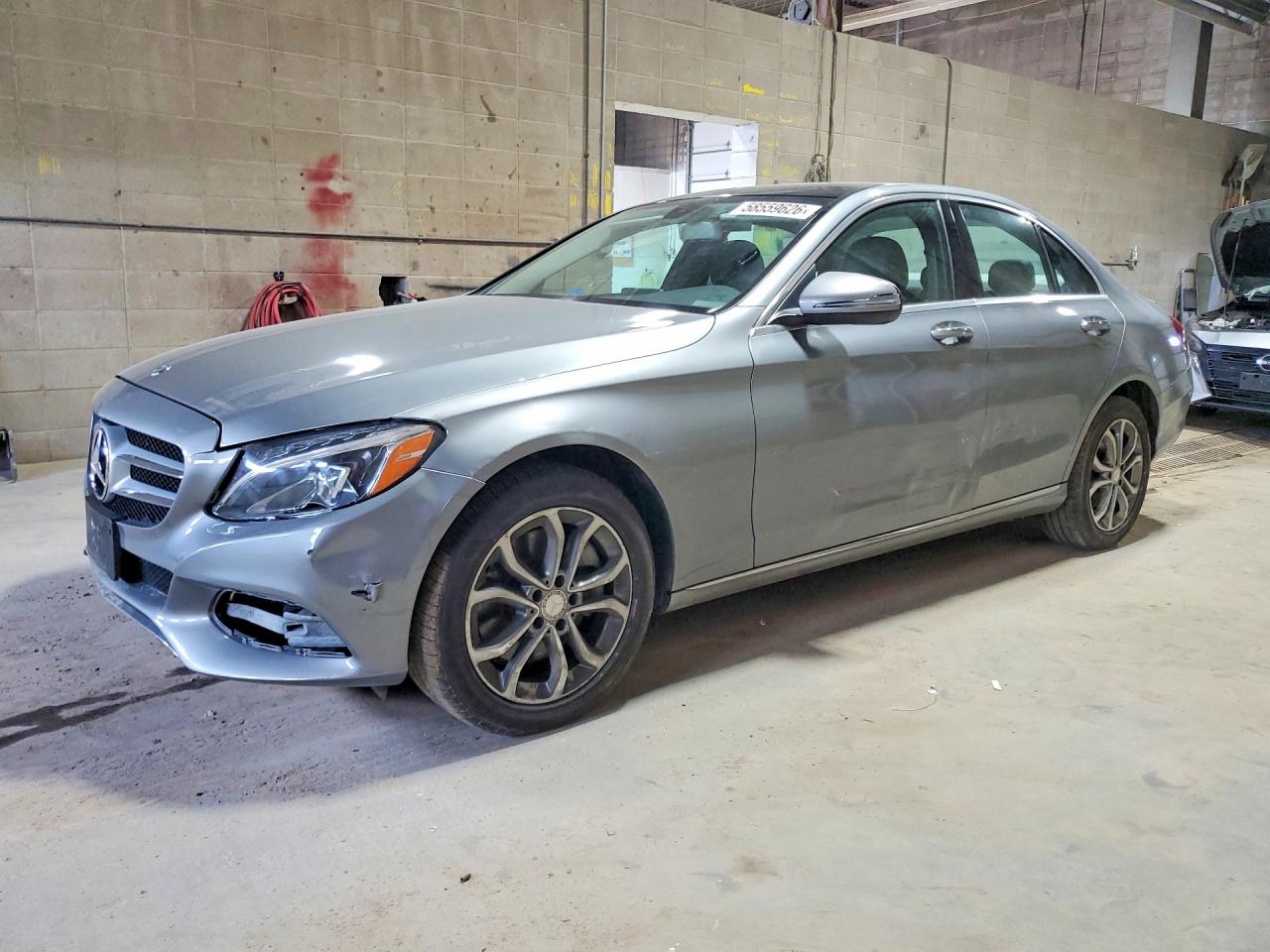 2016 Mercedes-Benz C 300 Sport, VIN 55SWF4KB8GU104650 — Vandalism