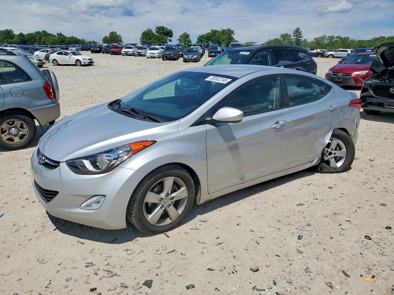 2012 Hyundai Elantra GLS, VIN KMHDH4AE3CU424048 — Undercarriage