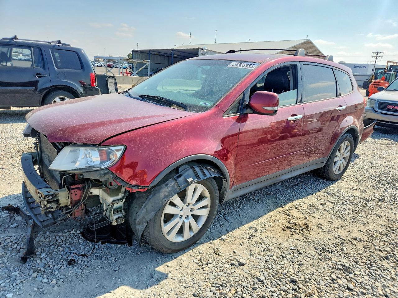 2012 Subaru Tribeca Limited, VIN 4S4WX9GD5C4402432 — Front end