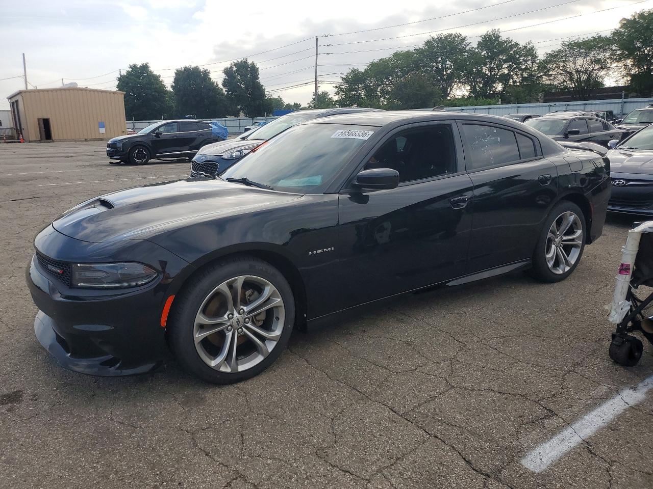 2021 Dodge Charger R/T, VIN 2C3CDXCT8MH605910 — Vandalism