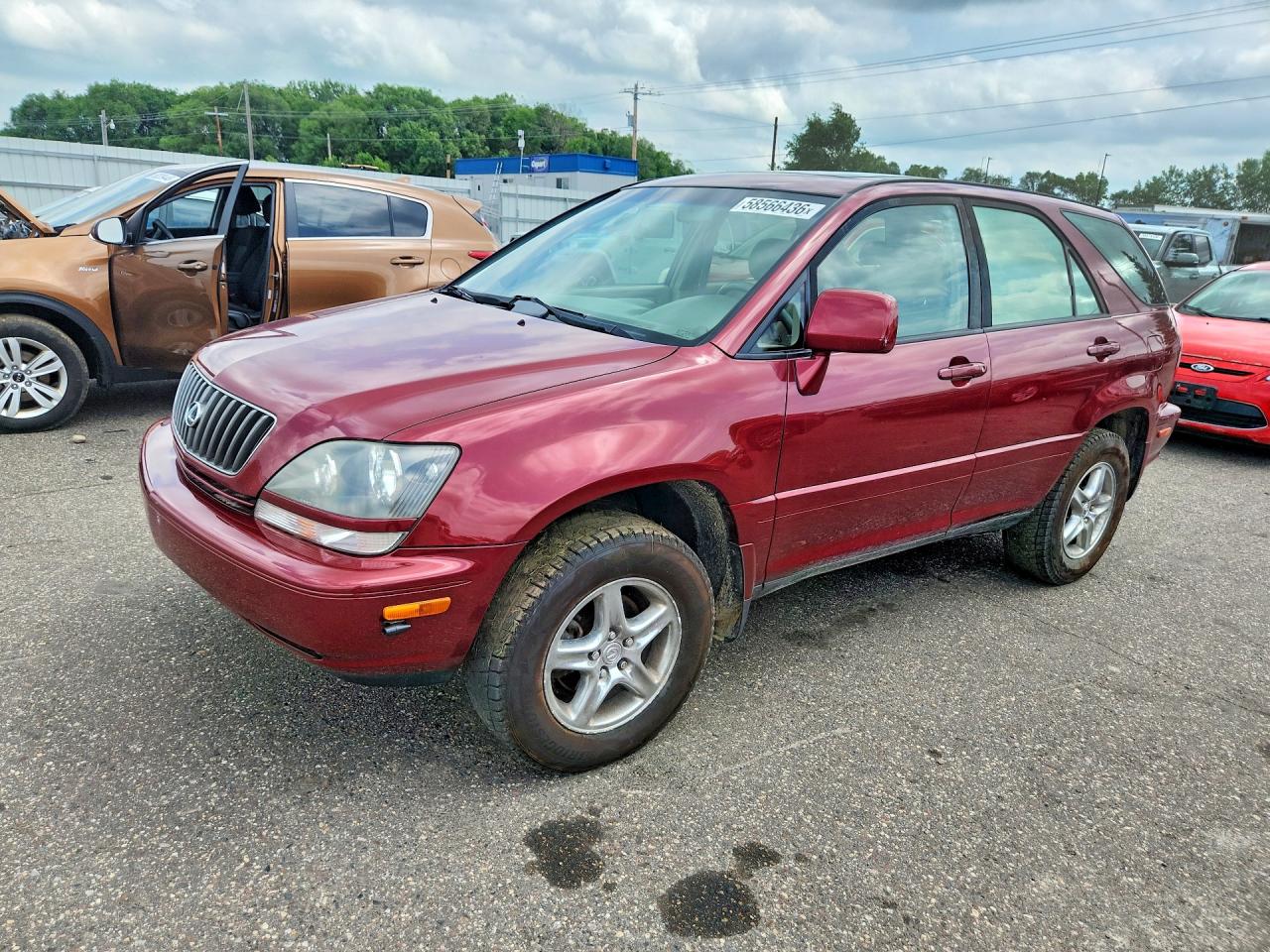 1999 Lexus RX 300, VIN JT6GF10U9X0043811 — Днище
