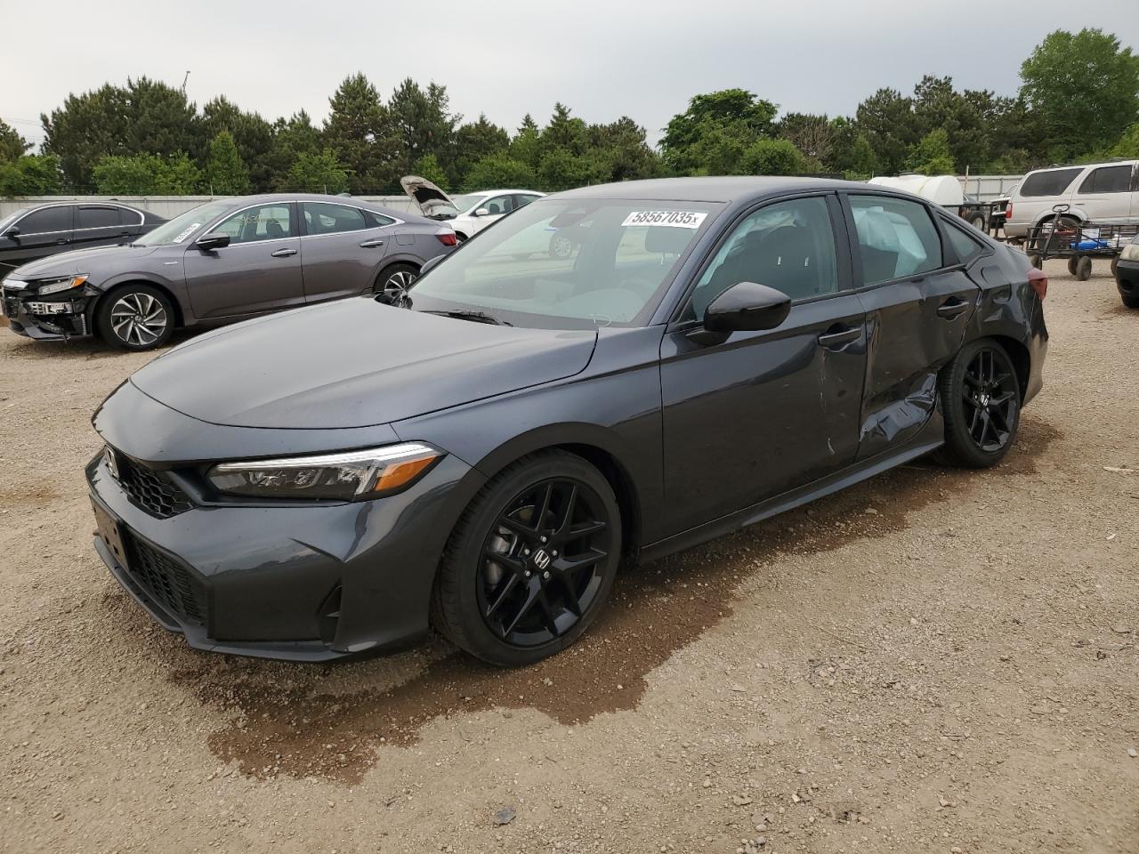 2025 Honda Civic Sport, VIN 2HGFE2F55SH577911 — Auction photo 1 of 14
