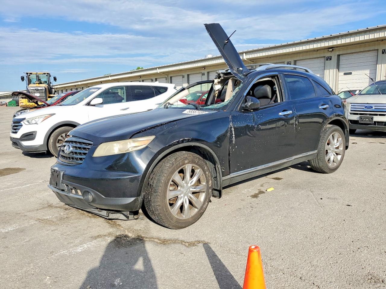 2008 Infiniti FX, VIN JNRAS08WX8X206436 — Roof