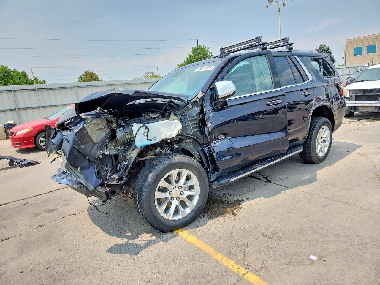 2023 Chevrolet Tahoe Premier, VIN 1GNSKSKD7PR367540 — Перед