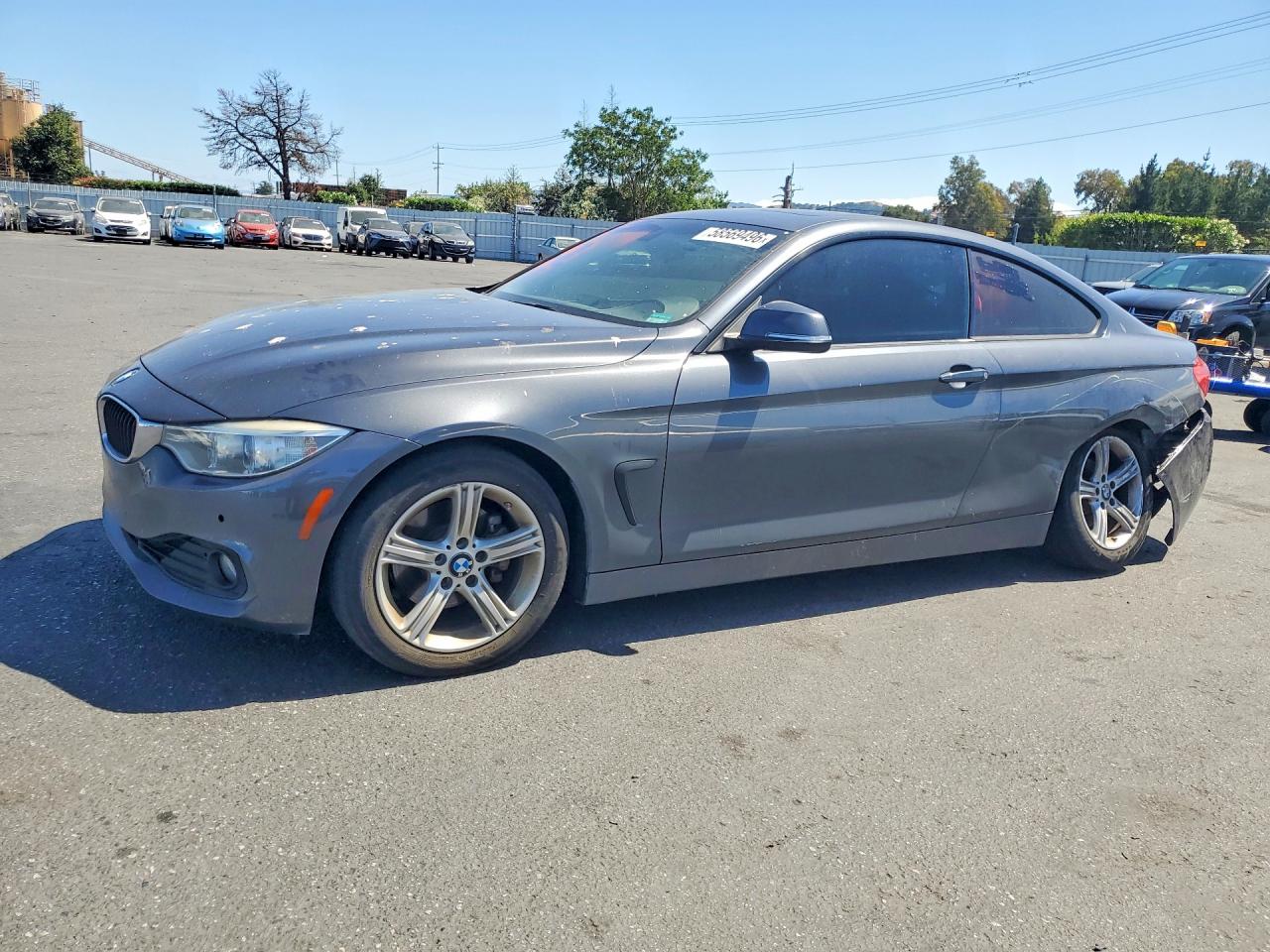2015 BMW 4 Series 428i, VIN WBA3N7C52FK224590 — Undercarriage