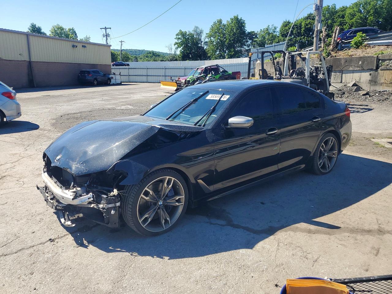 2018 BMW 5 Series M550i xDrive, VIN WBAJB9C59JB036105 — Front end