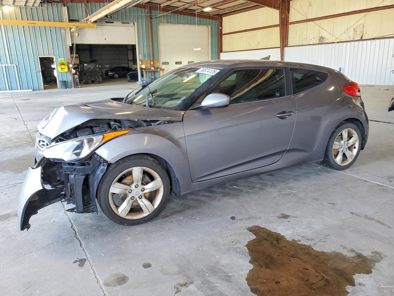 2012 Hyundai Veloster w/Black Int, VIN KMHTC6AD5CU042505 — Перед