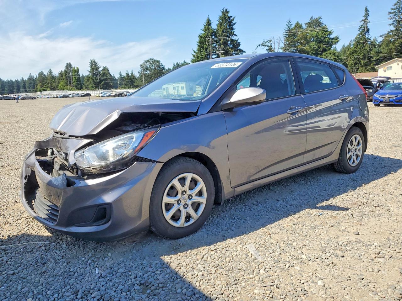 2014 Hyundai Accent GS, VIN KMHCT5AE3EU168366 — Перед