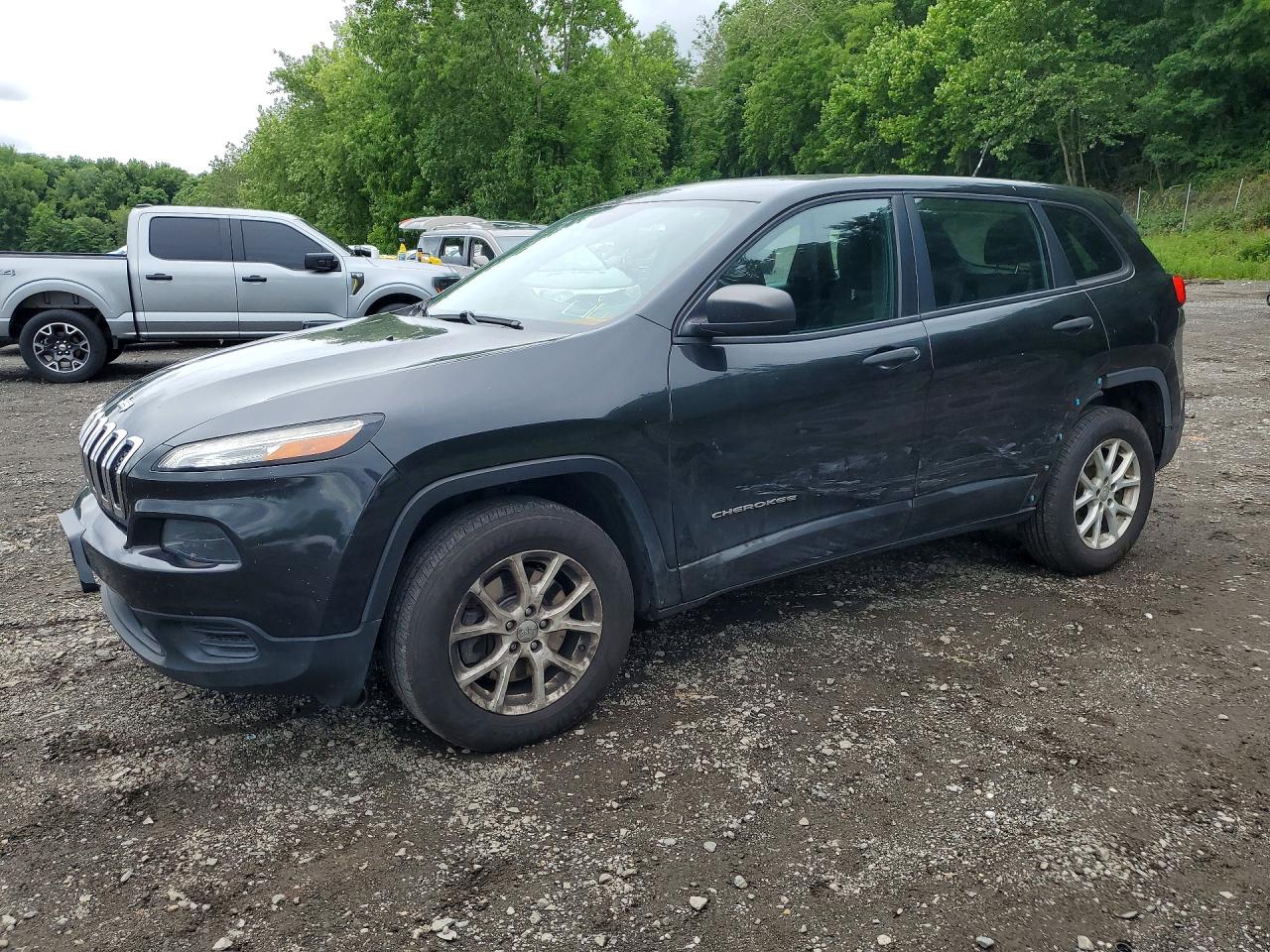 2015 Jeep Cherokee Sport, VIN 1C4PJMAB8FW565220 — Бок