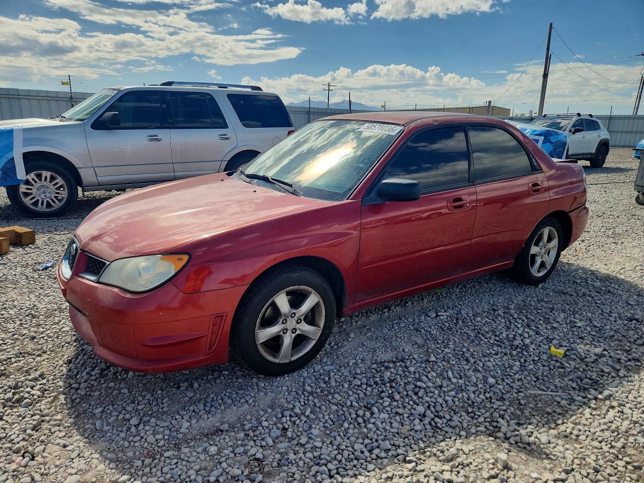 2007 Subaru Impreza i, VIN JF1GD616X7H517686 — Rear end