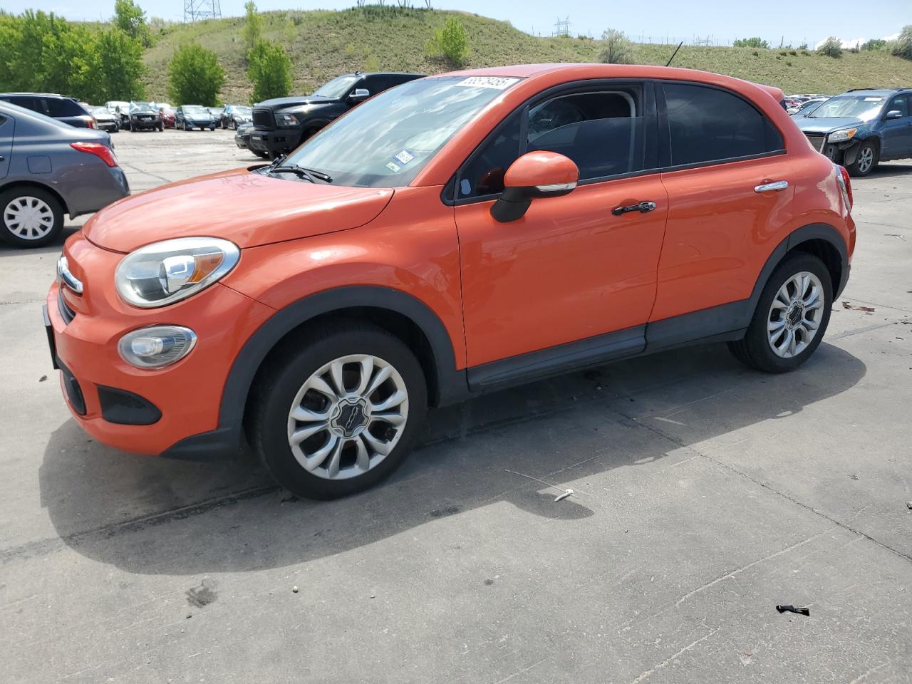 2016 FIAT 500X Easy, VIN ZFBCFXBT7GP442404 — Hail