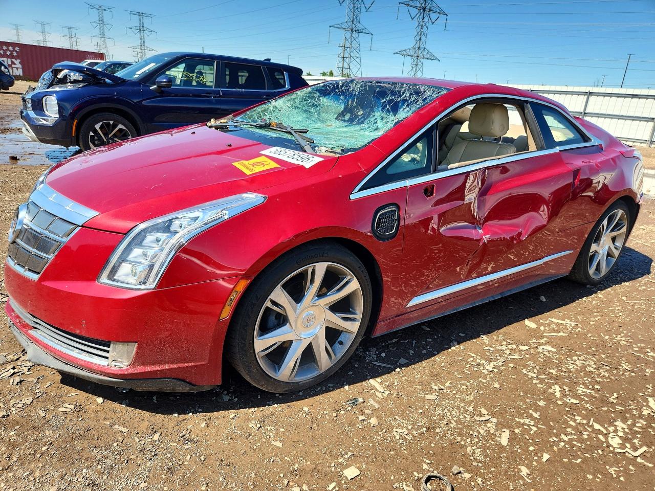 2014 Cadillac ELR, VIN 1G6RR1E4XEU601000 — Roof