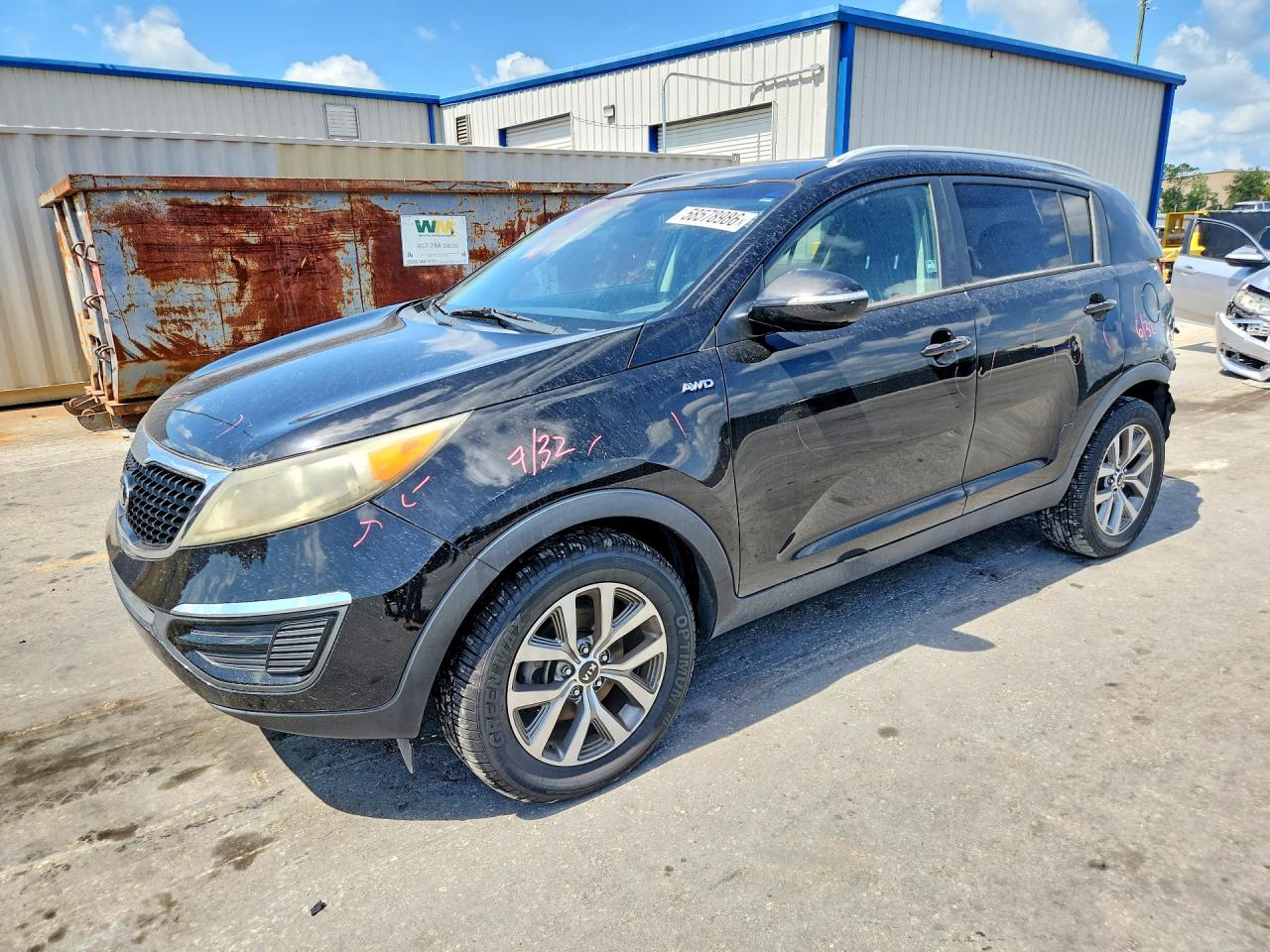 2015 Kia Sportage LX, VIN KNDPBCAC7F7693765 — Rear end