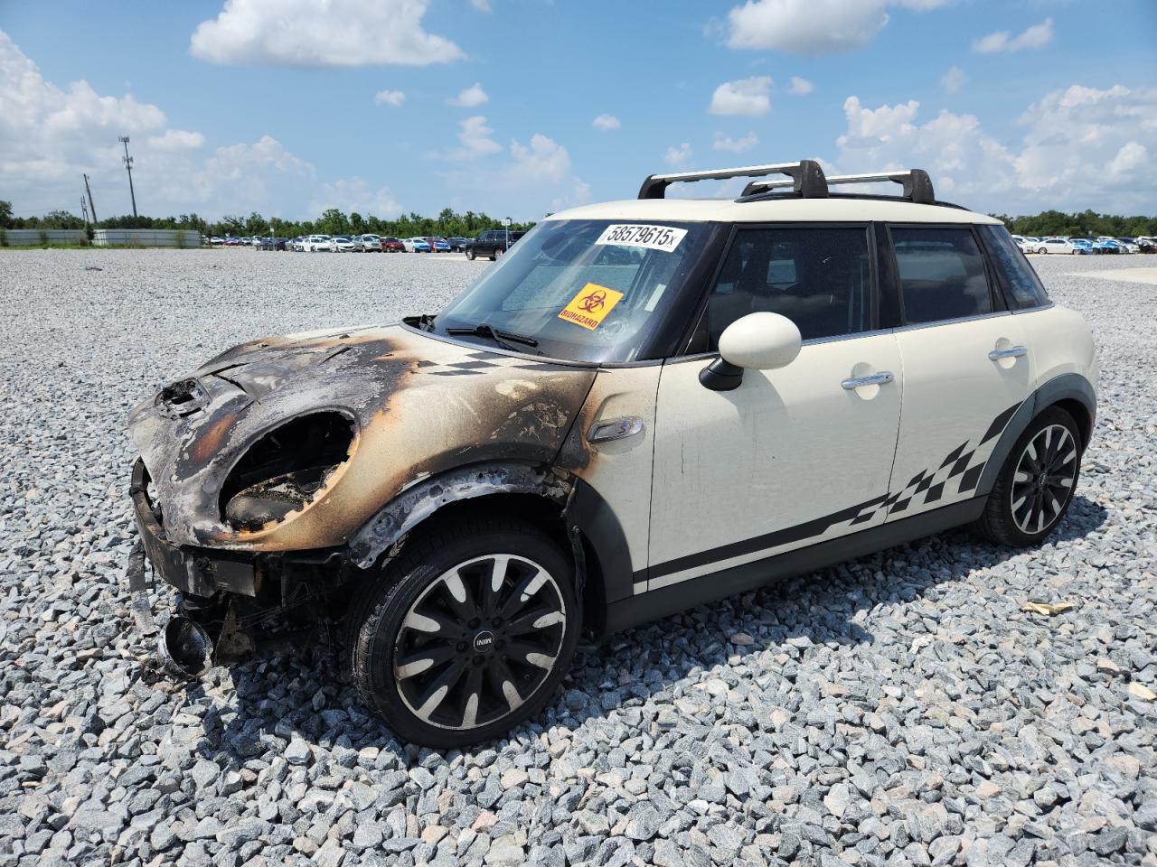 2015 MINI Hardtop 4 Door S, VIN WMWXU3C50F2B56953 — Engine fire