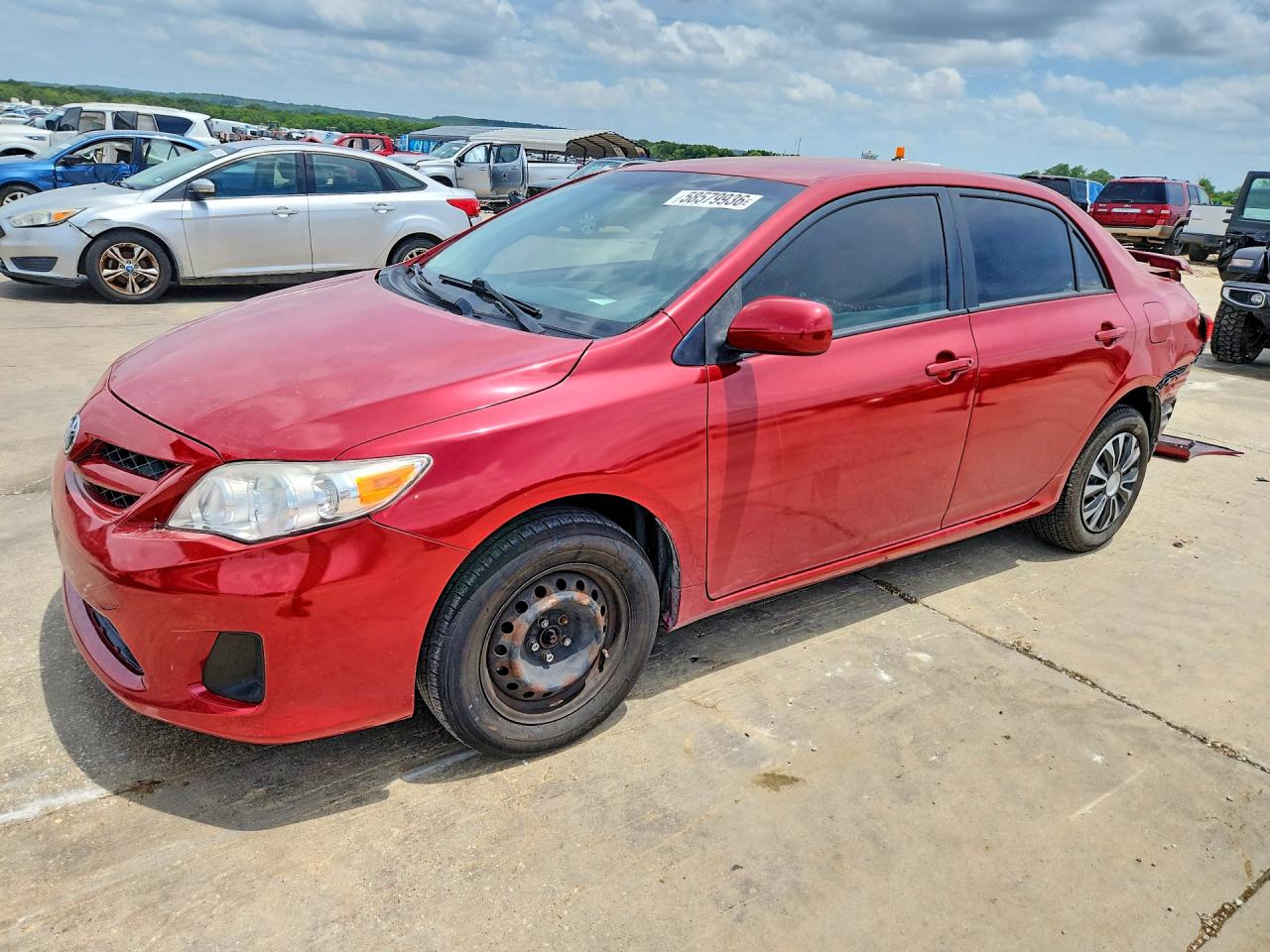 2011 Toyota Corolla LE, VIN 2T1BU4EE0BC628058 — Rear end