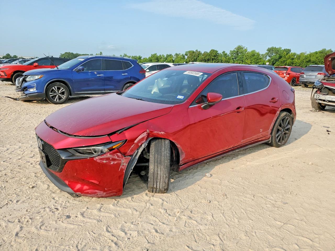 2020 Mazda 3 Premium, VIN JM1BPANMXL1159421 — Перед