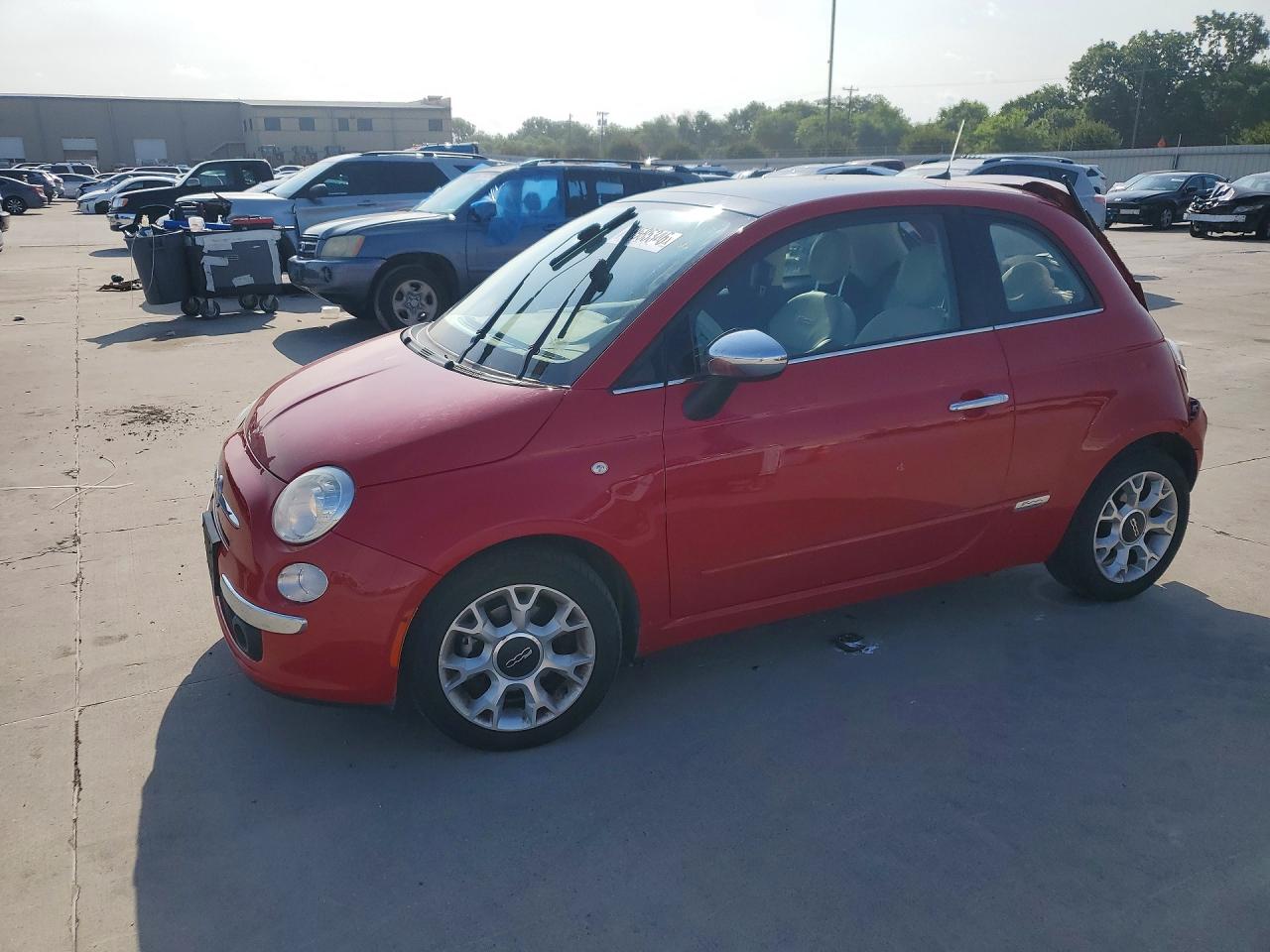 2017 FIAT 500 Lounge, VIN 3C3CFFCR3HT506241 — Rear end