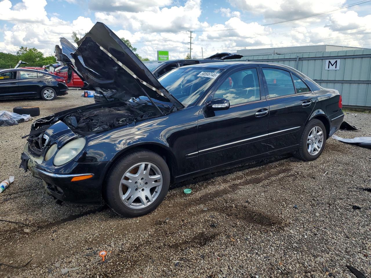 2005 Mercedes-Benz E 320, VIN WDBUF82J95X176983 — Engine fire