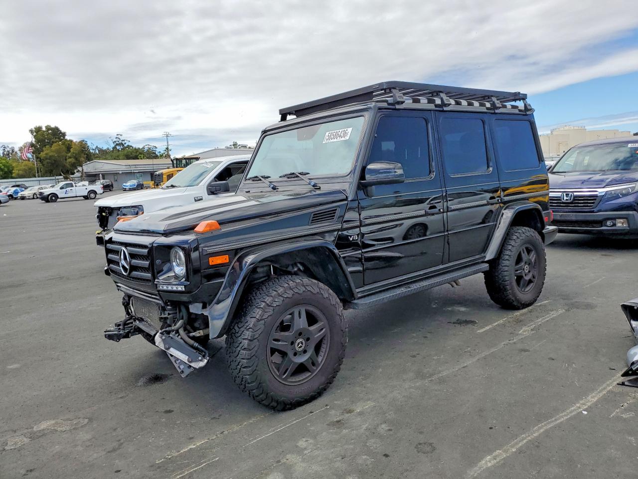 2018 Mercedes-Benz G 550, VIN WDCYC3KHXJX293200 — Front end