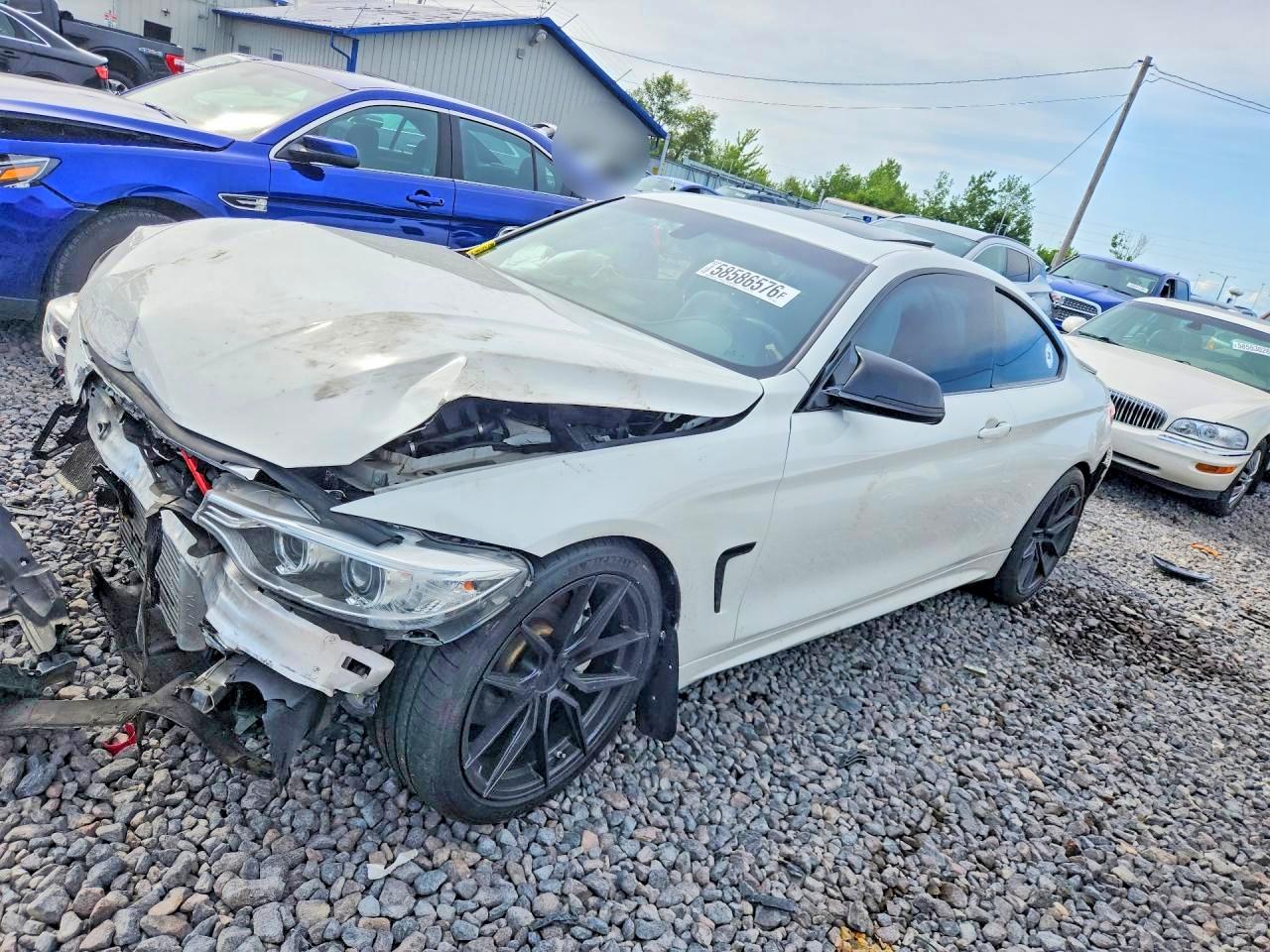 2015 BMW 4 Series 435i, VIN WBA3R1C58FK193816 — Front end