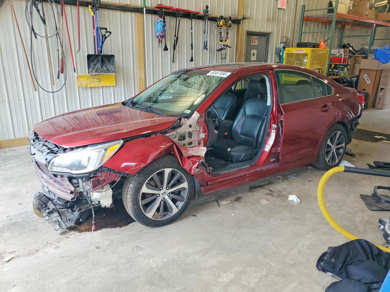 2017 Subaru Legacy Limited, VIN 4S3BNEN6XH3050743 — Front end