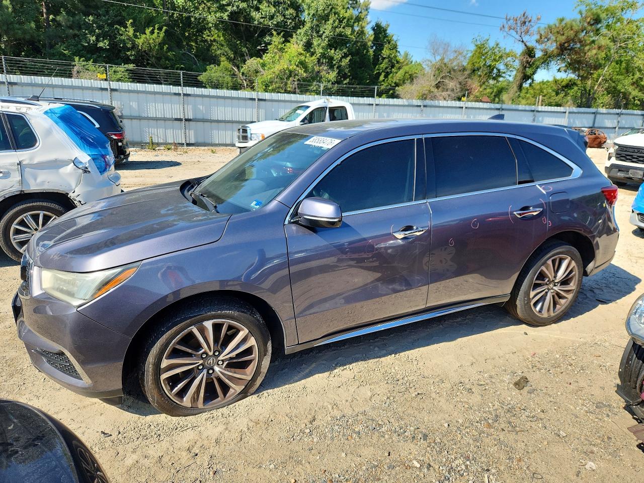2017 Acura MDX Technology, VIN 5J8YD4H53HL002593 — Undercarriage