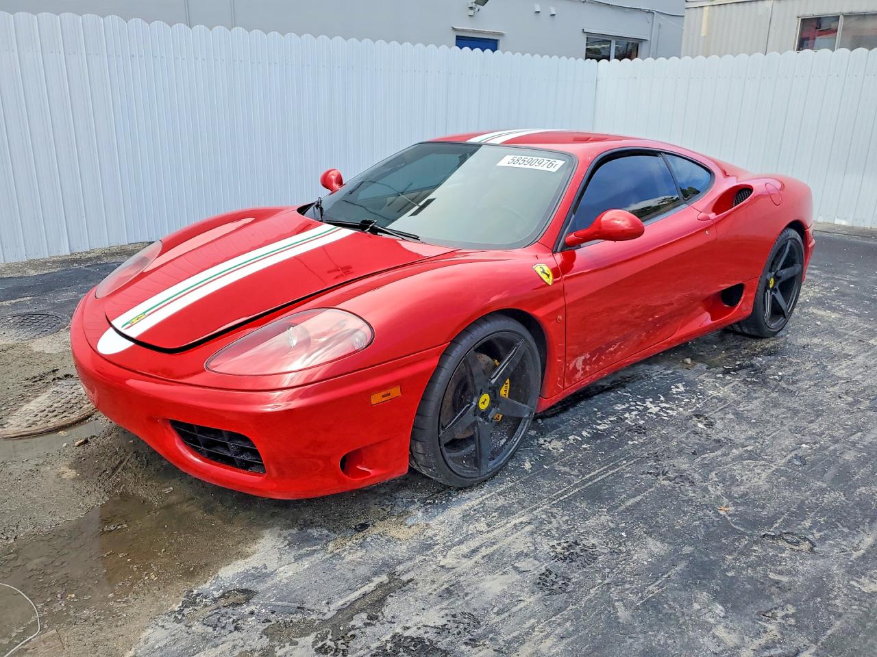 2004 Ferrari 360 MODENA, VIN ZFFYU51A140137225 — Вода / потоп