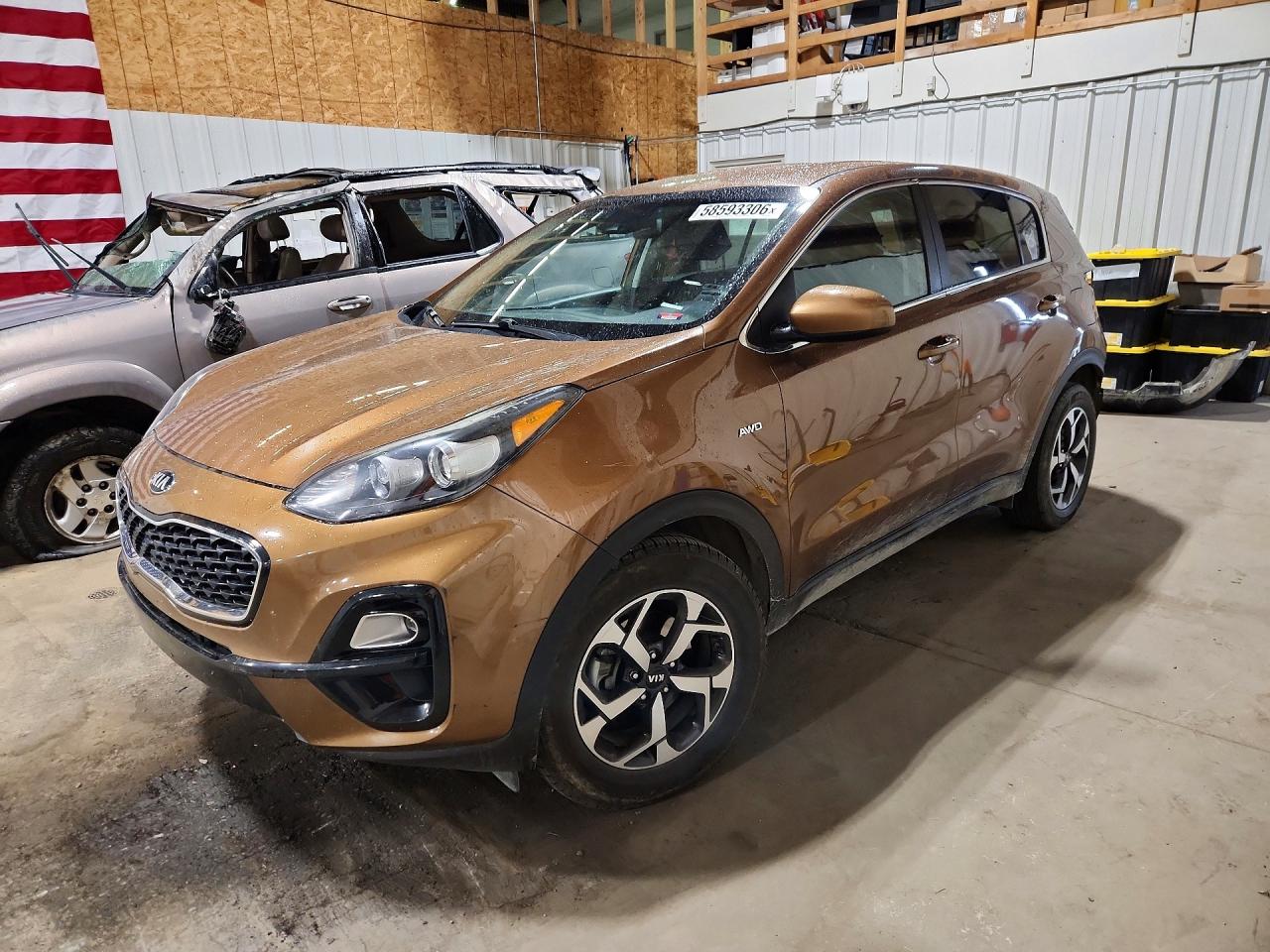 2021 Kia Sportage LX, VIN KNDPMCAC1M7922058 — Зад