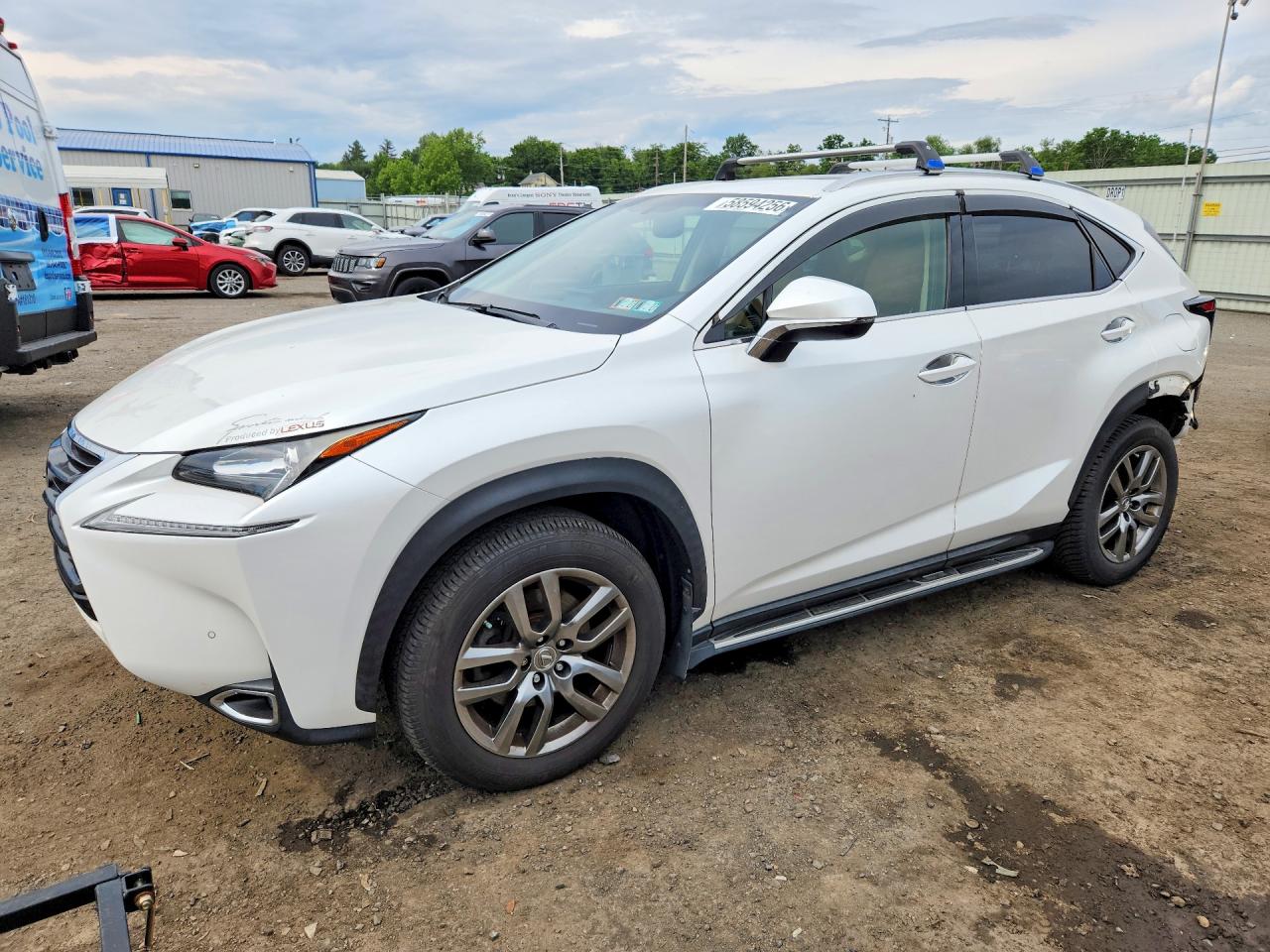 2016 Lexus NX F Sport, VIN JTJBARBZ4G2064463 — Rear end