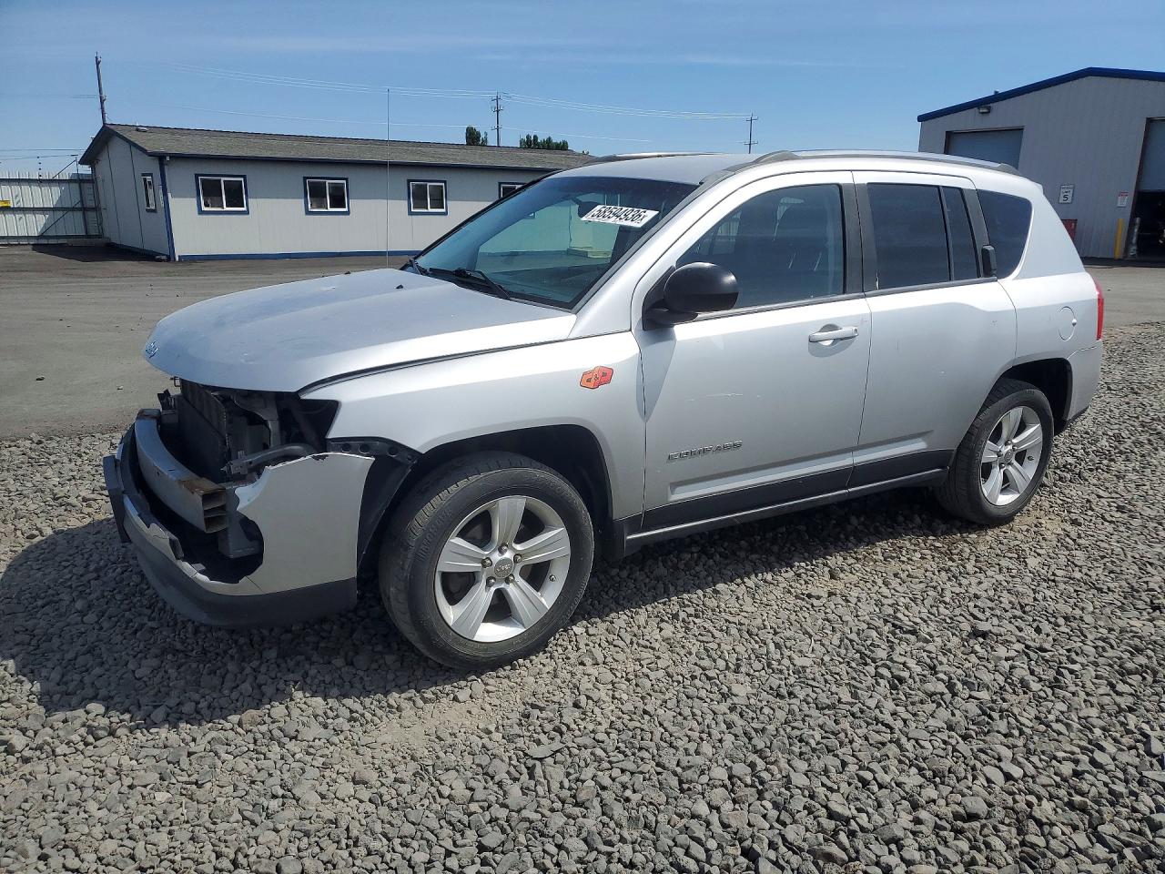 2012 Jeep Compass Sport, VIN 1C4NJCBA4CD557159 — Front end