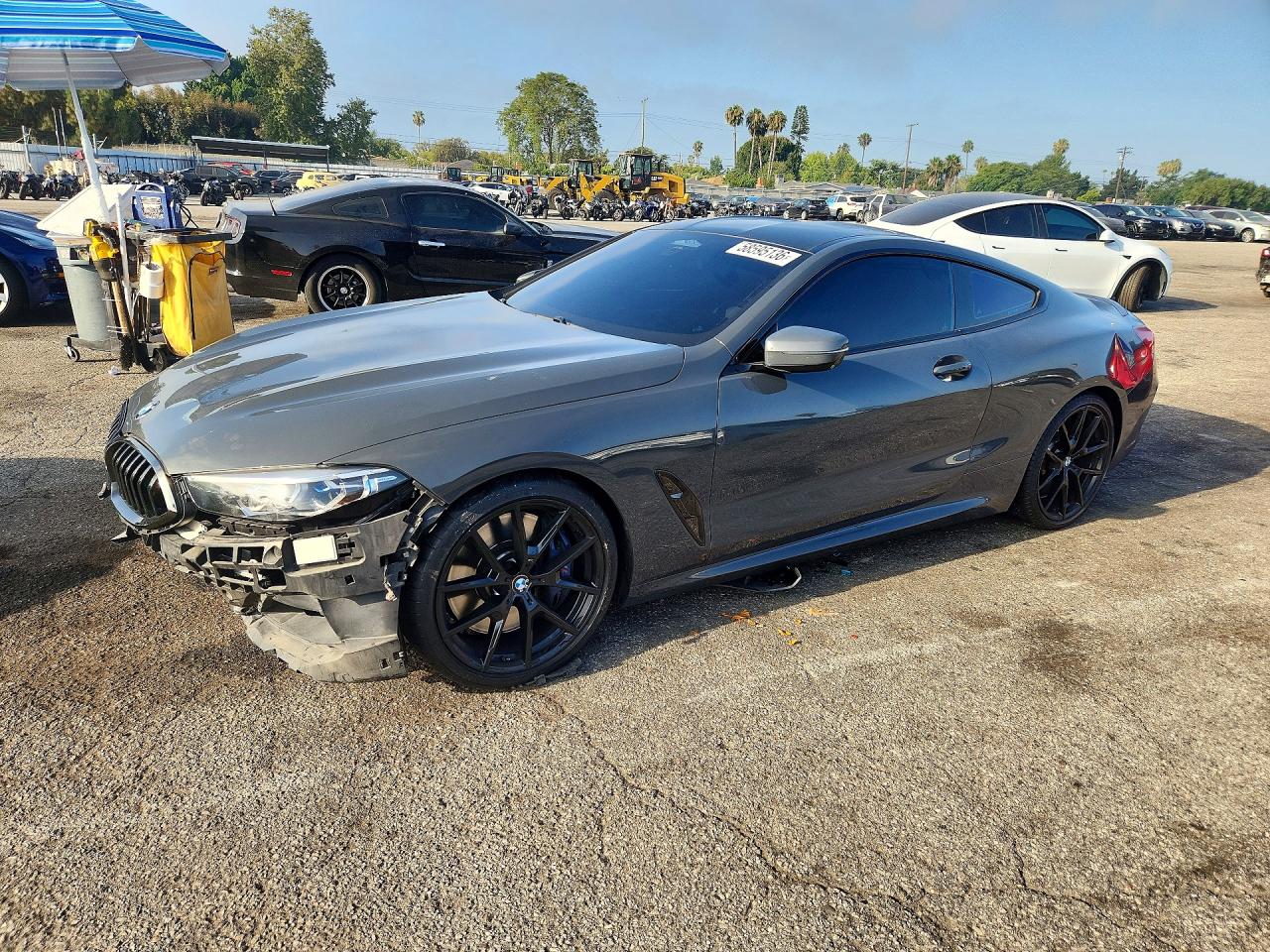 2019 BMW 8 Series M850i xDrive, VIN WBABC4C58KBU95499 — Front end