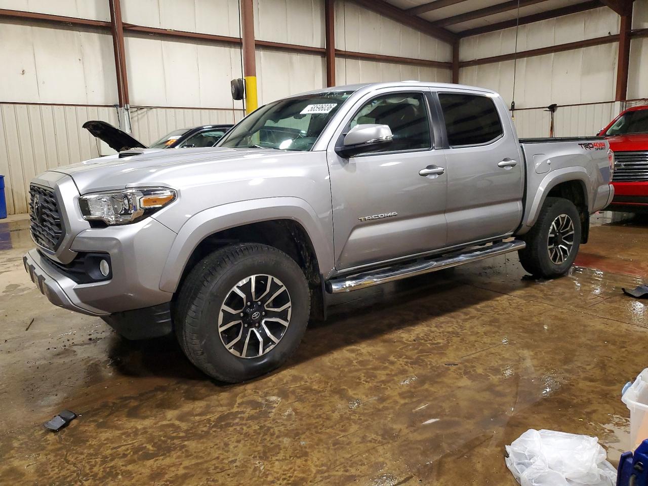2021 Toyota Tacoma TRD Sport, VIN 3TMCZ5AN3MM395787 — Vandalism