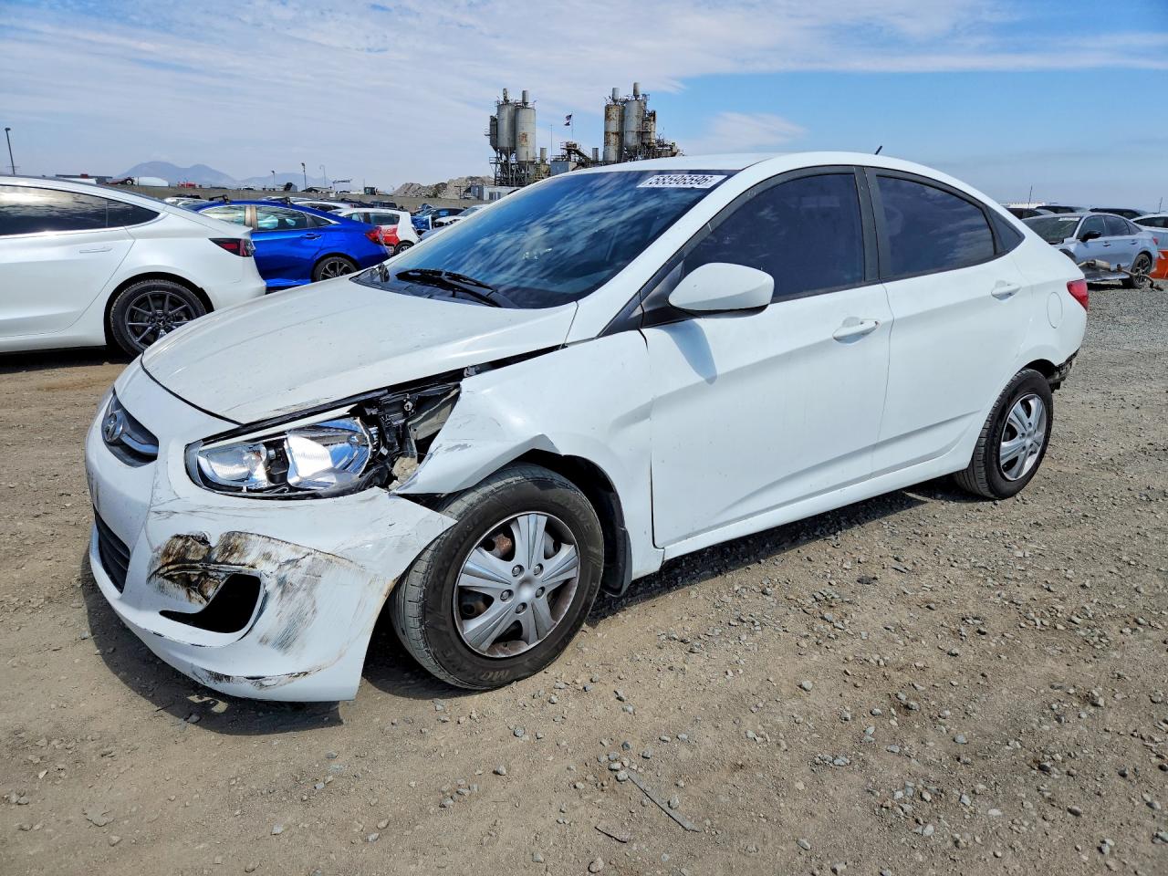 2016 Hyundai Accent SE, VIN KMHCT4AE3GU092306 — Front end
