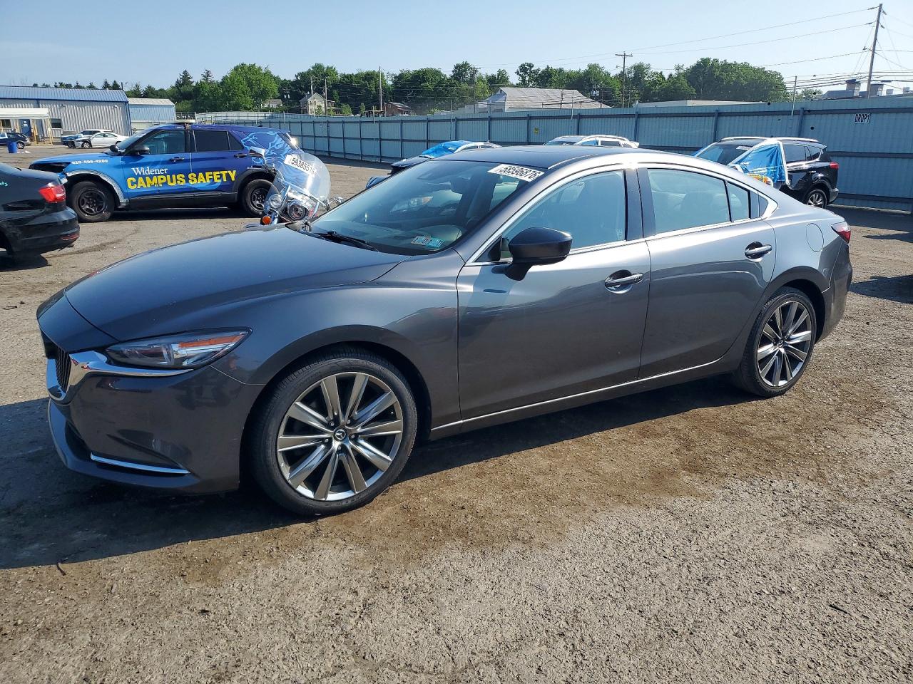 2019 Mazda 6 Grand Touring Reserve, VIN JM1GL1WY3K1502605 — Вандализм