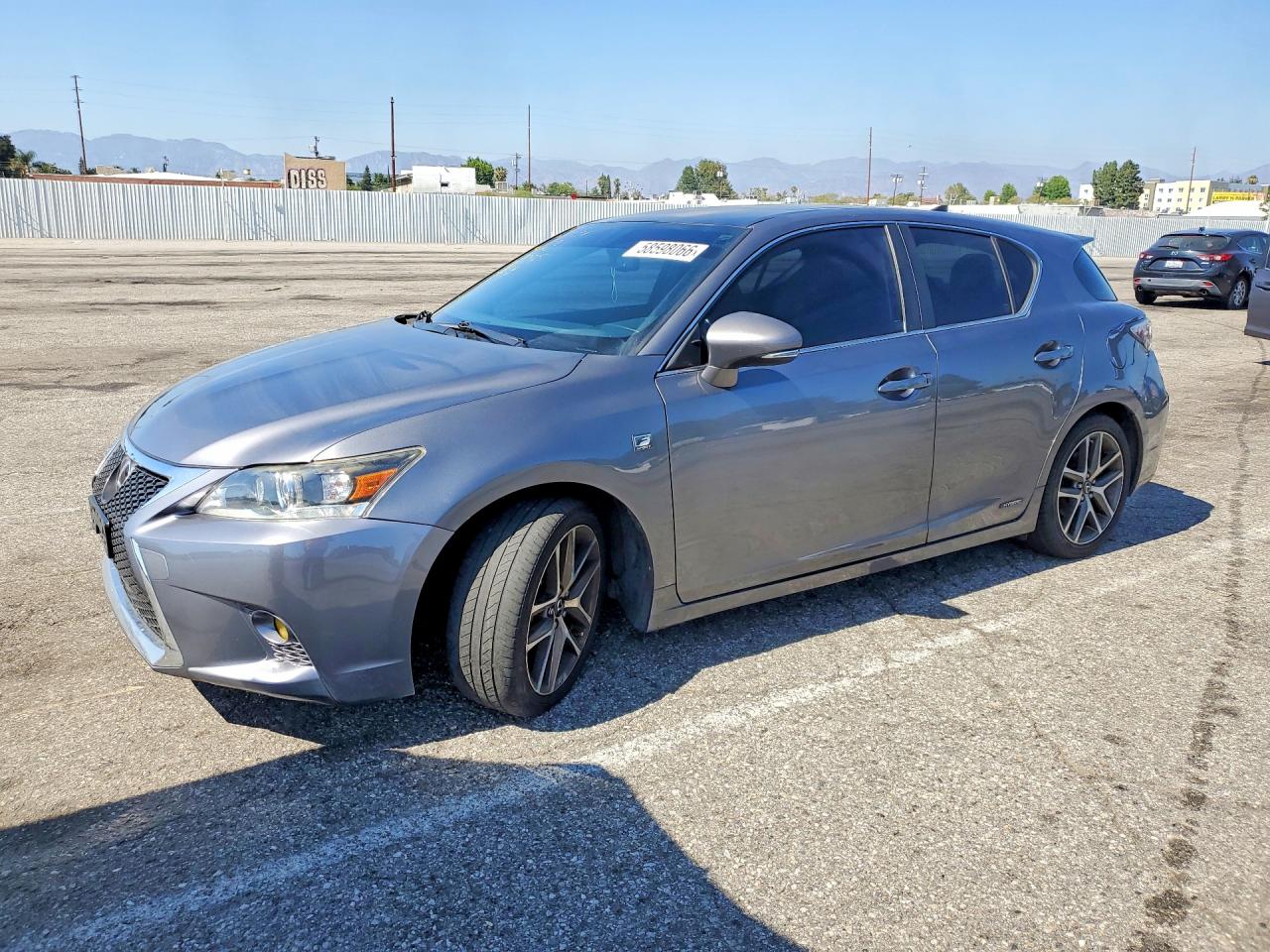 2016 Lexus CT 200h, VIN JTHKD5BH8G2274072 — Side