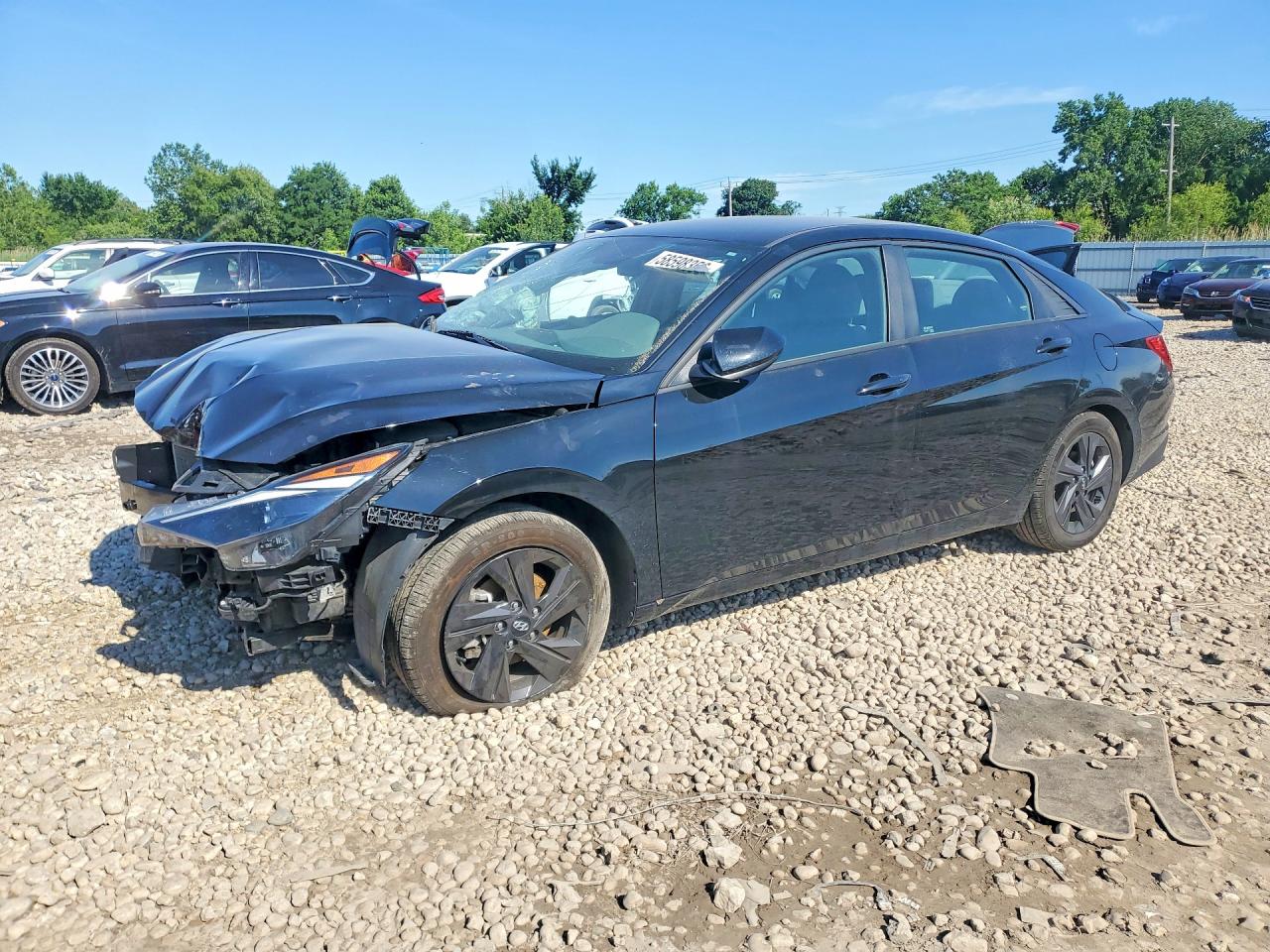 2022 Hyundai Elantra SEL, VIN KMHLM4AG0NU243856 — Front end