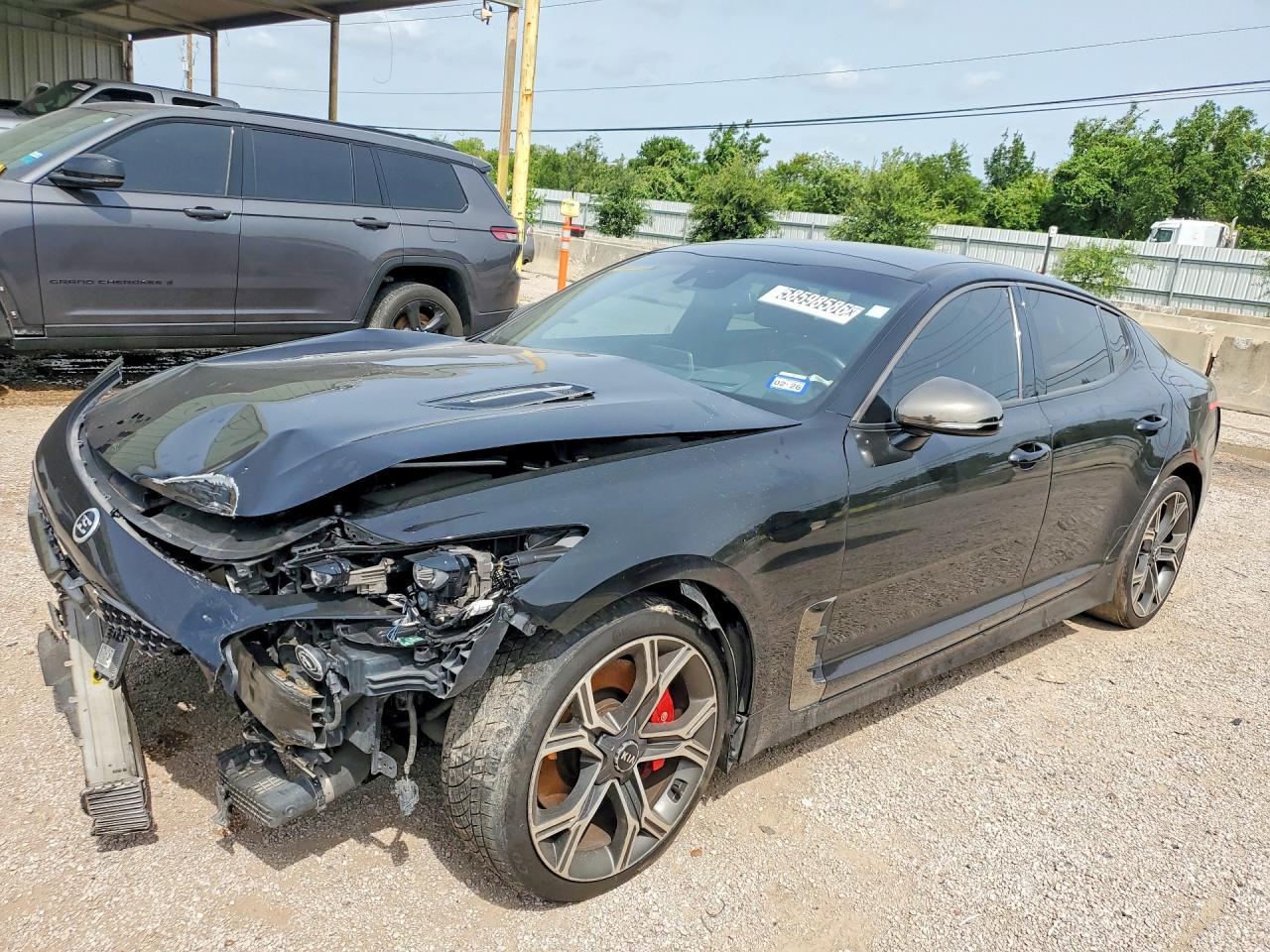 2018 Kia Stinger GT2, VIN KNAE55LC8J6022186 — Front end